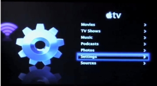 Apple TV Menu